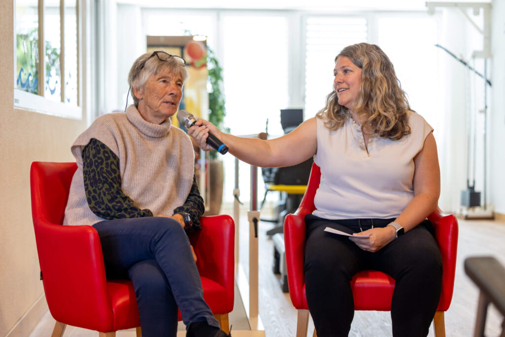 Marie-Theres Nadig im Interview mit Karin Meier