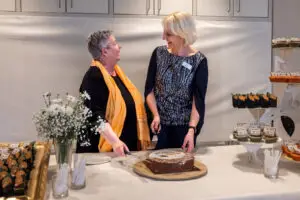 Monika Krummenacher und Isabelle Merz Jubiläumsfeier