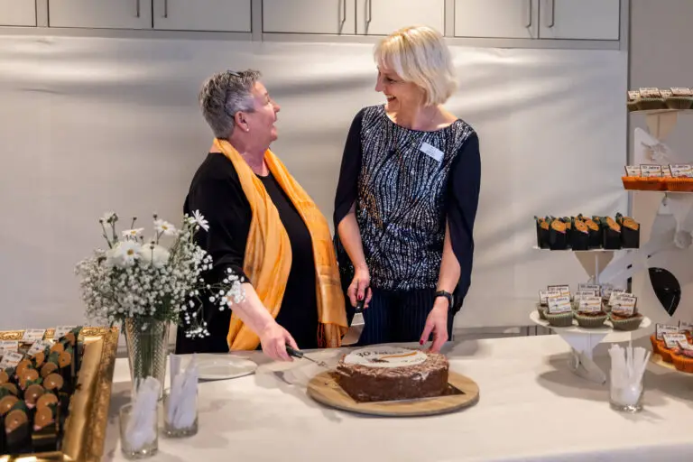 Monika Krummenacher und Isabelle Merz Jubiläumsfeier